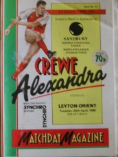 Crewe Alexandra v Leyton Orient