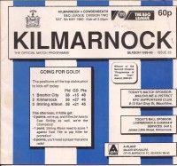 Kilmarnock v Cowdenbeath