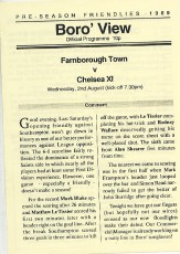 Farnborough Town v Chelsea