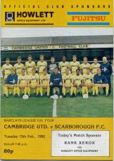 Cambridge United v Scarborough