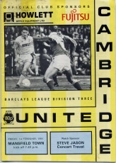 Cambridge United v Mansfield Town