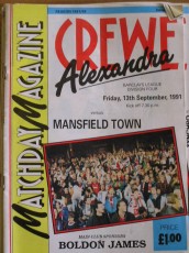 Crewe Alexandra v Mansfield Town
