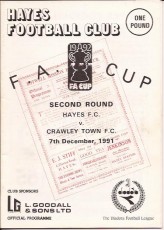 Hayes v Crawley Town