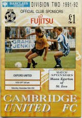 Cambridge United v Oxford United