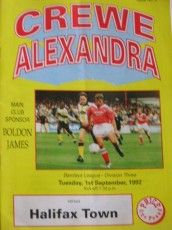 Crewe Alexandra v Halifax Town