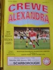Crewe Alexandra v Scarborough