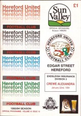 Hereford United v Crewe Alexandra