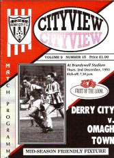 Derry City v Omagh Town