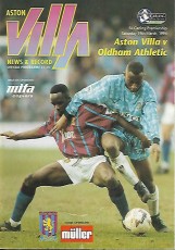 Aston Villa v Oldham Athletic