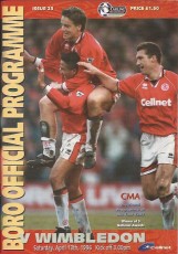 Middlesbrough v Wimbledon