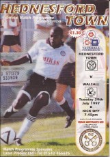 Hednesford Town v Walsall