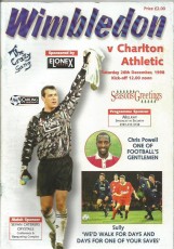 Wimbledon v Charlton Athletic