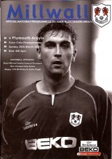 Millwall v Plymouth Argyle