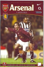Arsenal v Aston Villa