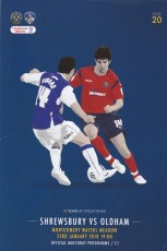 Shrewsbury Town v Oldham Athletic