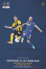 Shrewsbury Town v AFC Wimbledon