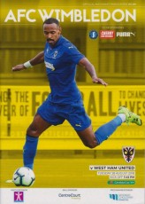 AFC Wimbledon v West Ham United