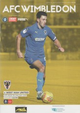 AFC Wimbledon v West Ham United