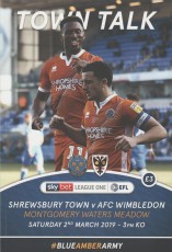 Shrewsbury Town v AFC Wimbledon