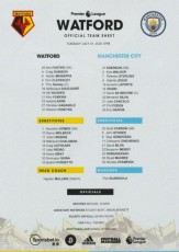 Watford v Manchester City