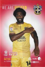 Sutton United v Farnborough Town