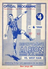 Brighton & Hove Albion v West Ham United