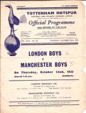 London v Manchester Boys