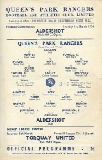 Queens Park Rangers v Aldershot Town