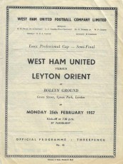West Ham United v Leyton Orient