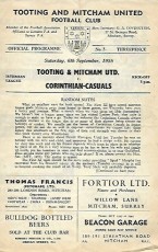 Tooting & Mitcham United v Corinthian Casuals