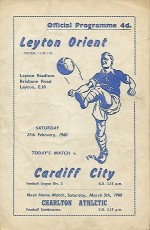 Leyton Orient v Cardiff City