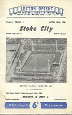 Leyton Orient v Stoke City