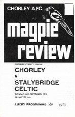 Chorley v Stalybridge Celtic