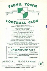 Yeovil Town v Chelmsford City