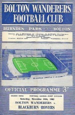 Bolton Wanderers v Blackburn Rovers