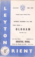 Leyton Orient v Oldham Athletic