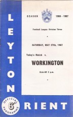 Leyton Orient v Workington  Town