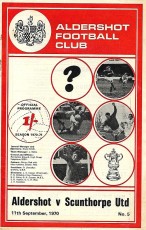 Aldershot Town v Scunthorpe United