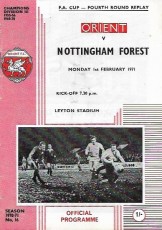 Leyton Orient v Nottingham Forest