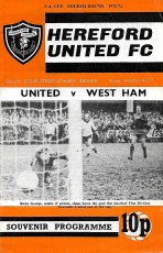 Hereford United v West Ham United