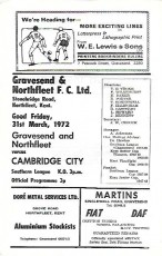 Gravesend & Northfleet v Cambridge City
