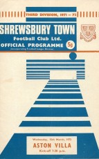 Shrewsbury Town v Aston Villa