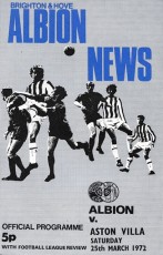 Brighton & Hove Albion v Aston Villa