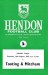 Hendon v Tooting & Mitcham United