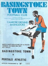 Basingstoke Town v Portals Athletic