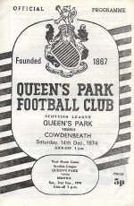 Queens Park v Cowdenbeath