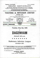 Tooting & Mitcham United v Dagenham