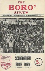 Scarborough v Goole Town