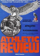 Oldham Athletic v Blackburn Rovers