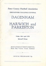Dagenham v Harwich & Parkeston